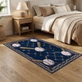 thumbnail image 2 of ODIKA Field Large Athletic Theme Stitching Crossed Equipment Soccer Non-Slip Chair-Friendly for Dining Room, Under Table, Home Office, 2 of 7