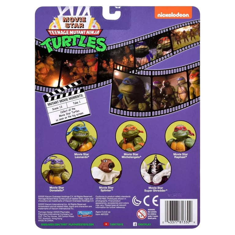 Walmart's Teenage Mutant Ninja Turtles Action Figure Set - Movie