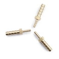 thumbnail image 3 of U.S. Solid 1/4 in Barb x 1/8 in Barb Brass Hose Barbed Fitting with 6 Clamps Pack of 3, 3 of 13