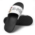 thumbnail image 4 of GZHJMY Stylish Slides for Women Men, Korean Pop Poster Soft Flexible Slip-on Sandals Slippers, 4 of 7