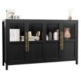 thumbnail image 2 of 1 Set Of Fb Board + Mdf Board Four-Door Glass Sideboard, 2 of 9