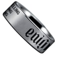 thumbnail image 3 of Tungsten Enigma Ring, 3 of 10