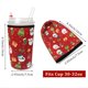 thumbnail image 4 of Mangas reutilizables para café helado para vasos de bebida fría, cubierta aislante de neopreno compatible con Starbucks, Dunkin, McDonalds - Grosor de 3 mm (Tamaño grande 30-32 oz, estilo navideño) 3X, 4 of 7