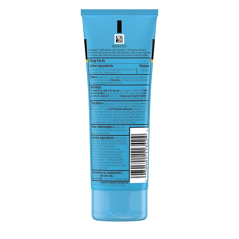 Neutrogena Hydro Boost Spf50 Water Gel 3 Oz. (2 Pack