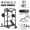 Power Cage-Black/ Home Package (Black Plates), variant on Mikolo Power Rack Cage with LAT Pulldown System,1200 lbs Capacity Power Rack with 800 lbs Capacity Weight Bench and 1500 lbs Capacity Barbell Combo (340R)