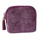 thumbnail image 3 of Estuche para Pulseras Organizador Portátil de Joyas de Viaje con Cinco Compartimentos Material Suave Cremallera Elegante Adecuado para Mujeres Negocio Violeta, 3 of 8