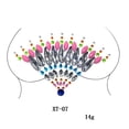 thumbnail image 3 of 3Sets Jewels Waterproof Gems Glitter Breast Jewels Tattoo Rhinestone GlitterChest Body Mermaid Temporary Tattoos Stickers for Party Rave Festival Makeup, 3 of 5