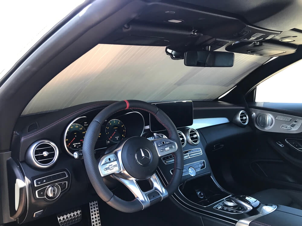 HeatShield, The Original Windshield Sun Shade, CustomFit for Mercedes