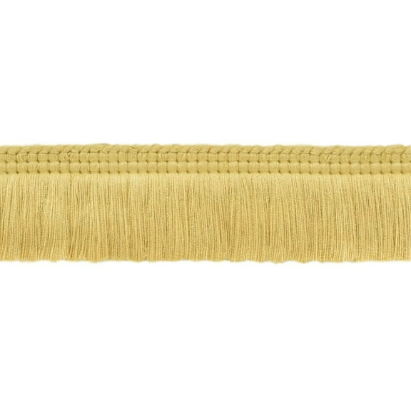 2" (5cm) Basic Solid Collection Brush Fringe Trim # 0200SB,, Dark Gold #D03 (Dark Yellow Gold) Sold By The Yard (36"/3 ft/0.9m)
