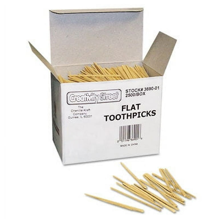 Natural Wood Craft Sticks, 6 Natural Wood Craft Sticks, 6