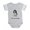 Heather Gray, variant on CafePress - Beagle Puppy - Cute Infant Baby Football Bodysuit