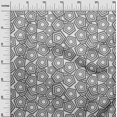 thumbnail image 3 of oneOone Silk Tabby Gray Fabric Geometric Craft Projects Decor Fabric Printed By The Yard 42 Inch Wide, 3 of 4