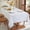 White, variant on SASTYBALE Damask Gold Tablecloth for Rectangle Tables 52 x 70 Inch, Floral Jacquard Spill Proof Washable Polyester Table Cloth, Soft Table Cover for Dining/Party/Wedding/Indoor/Outdoor