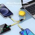 thumbnail image 4 of Cable de carga multi USB Cargador rápido retráctil 3 en 1, 4 of 8