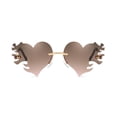 thumbnail image 1 of Sonducket Marco ligero Gafas de sol con estilo Hombres y mujeres Diseño de moda PC Gafas de sol Hombres Love Heart Gafas de sol C16 1 Type3 NO3, 1 of 6