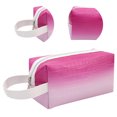 thumbnail image 2 of Bolsa de cosméticos con gradiente, bolsa cosmética con cremallera impermeable de cuero PU de gran capacidad, 2 of 6