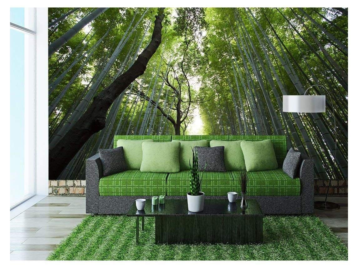 wall26 Nature Landscape of Bamboos Removable Wall Mural Selfadhesive Large Wallpaper