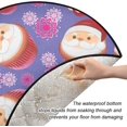 thumbnail image 3 of Coolnut Santa Cute Cupcake Christmas Tree Mats Waterproof Tree Skirt, Christmas Purple Cartoon Xmas Tree Stand Tray Mat Floor Protector Pad for Holiday Party Decoration, 28.3", 3 of 6