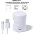 thumbnail image 3 of Mini lámpara UV LED para uñas, secador de uñas portátil para un solo dedo, lámpara UV, esmalte de uñas, lámpara de curado eléctrico, blanco, 3 of 5