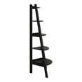 thumbnail image 3 of Furniture of America Lawler Contemporary Wood 5-Shelf Corner Bookcase in Black, 3 of 7