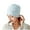 Light Blue, variant on Pregnant Beanies Cotton Summer Thin Breathable Embroidered Mesh Jacquard Maternity Beanies Hat Pink