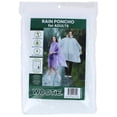 thumbnail image 4 of CTM Adult Waterproof Reusable Rain Poncho by Wootie, 4 of 5