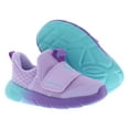thumbnail image 4 of Under Armour Flash Fade Infant/Toddler Shoes Size 9, Color: Purple/Turquoise Fade, 4 of 5