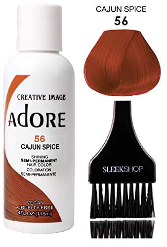 ADORE Creative Image Shining SEMI-PERMANENT Hair Color (w/ brush) No  Ammonia - 56 Cajun Spice - Walmart.com