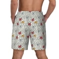 thumbnail image 2 of Lsque Mens Swim Trunks Funny Cat White Pattern - Bathing Suit Compression Liner - Beach Swim Shorts Swimwear - (S-3XL) - Stretch Quick Dry -Large, 2 of 9