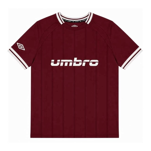 Playera Umbro para Hombre Manga Corta Cuello Redondo Vino Talla EG