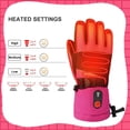 thumbnail image 2 of SNOWYES Kids Heated Ski Gloves, 3-Heat Settings, Rechargeable, Water Resistant, Windproof, Ideal for Skiing, Snowball Fights, Cycling, 2 of 7
