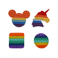 thumbnail image 5 of HDTech Rainbow Fidget Bubble Toys (Unicorn, Square, Circle, and Disney Mickey Head) for Kids, 5 of 5