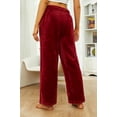thumbnail image 2 of HEARTNICE Women's Pajamas Pants, with Pockets Pj Bottoms Lounge Soft Fluffy Sleepwear,, 2 of 4
