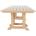 thumbnail image 2 of Paradise 71" HDPE Plastic Rectangle Dining Table, 2 of 5