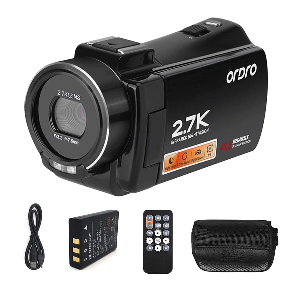 HDV-107 videocamera digitale fotocamera HD 720p 16MP DVR 2,7 ' TFT