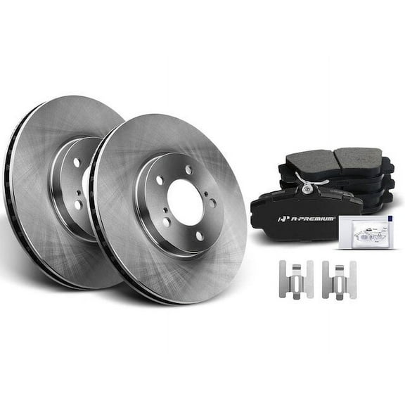Front Brake Pad and Rotor Kit 6 - Compatible with 1996 - 1999, 2001 - 2007 Ford Taurus - Autopart Premium