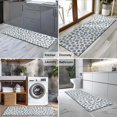 thumbnail image 2 of Blue Christmas Snowflake Pattern Kitchen Rug Mat,Kitchen Runner Rugs Non Skid Washable,Decorative Kitchen Floor Mats for Kitchen,Sink,Laundry,17"X47", 2 of 5