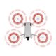 thumbnail image 2 of Matsuzay Hélice de Dron de 8 piezas, pieza de accesorios de doble cara con destornillador, accesorios de repuesto para Mini 3 Pro, blanco y naranja Accesorios para aéreos blanco rojo, 2 of 6