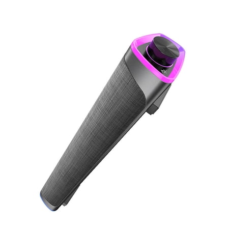 HONMEET Smart Black Soundbar Speaker with Dual Horns for , Immersive Stereo Sound and Clear Audio