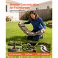 thumbnail image 3 of VEVOR Faux Stone Landscape Edging, 47.2 x 9 in Realistic Lawn Edging, Flexible Brick-Sized Garden Edging Border with Anchoring Spikes, Fade-Resistant Yard Edging for Driveways Walkway Beige, 3 of 7