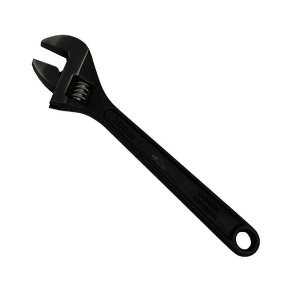 K-Tool 48012BTW 12" Adj Wrench w/ 1-1/2" Jaw Capacity in Black Finish