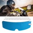thumbnail image 1 of Motorcycle Helmet Anti Fog Film Insert, 23.5x7cm Clear Rainproof Visor Patch, 5 Year Long Lasting Molecular Structure, Full Face Open Face Shield Anti Mist Rain Resistant Sticker, 1 of 5