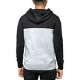 thumbnail image 2 of X RAY JEANS Mens Hooded Color Blocked Sweater, Black/H Grey, L, 2 of 6