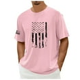 thumbnail image 4 of America'S 250th Anniversary Tshirt 250 Years American Flag Anniversary USA 250th Birthday Mens T-Shirt Pink,M, 4 of 4