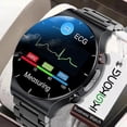 thumbnail image 1 of brillar El ritmo cardíaco de la presión arterial de los hombres del reloj elegante de Ecg+ppg mira el perseguidor Smartwatch de la aptitud de la prenda impermeable Ip68, 1 of 4