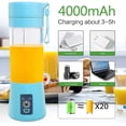thumbnail image 2 of Portable Blender, USB Rechargeable Personal Size Blender with 6 Blades, 2 of 4