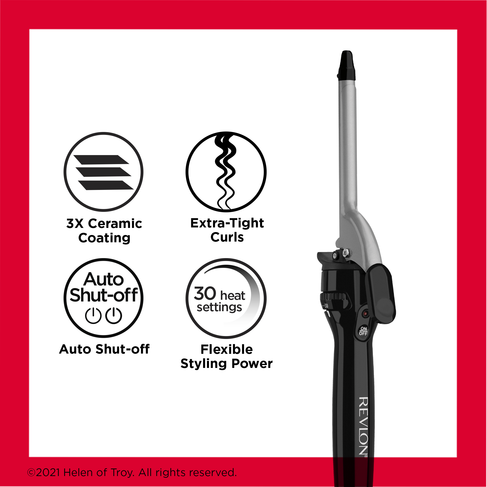 Revlon Perfect Heat 1/2" Triple Ceramic Curling Iron photo 5