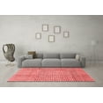 thumbnail image 3 of Ahgly Company Machine Washable Indoor Rectangle Abstract Red Modern Area Rugs, 2' x 5', 3 of 4