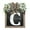 Green, variant on Last Name All Year Round Front Door Garland, Front Porch Decoration 26 Letter Welcome Garland and Eucalyptus and Bow Suitable for Spring Summer Winter Used for Front Door Hanging Garland