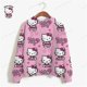 thumbnail image 3 of Sudadera con estampado de HELLO KITTY para mujer, ropa de calle, cuello redondo, manga larga, hombros caídos, sudaderas holgadas de invierno para mujer, Moletom, 3 of 5